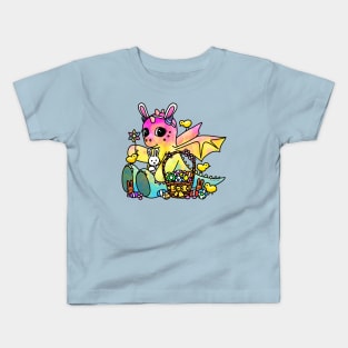 Pansexual Easter Dragon Kids T-Shirt